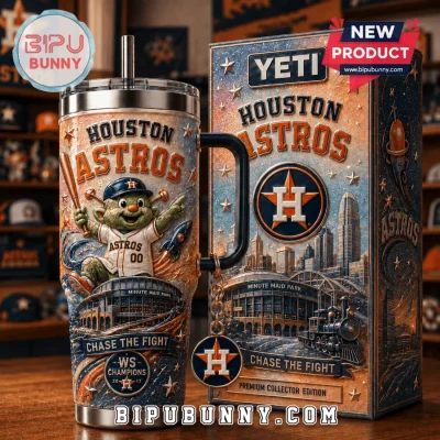 Houston Astros 40oz YETI Tumbler with Straw