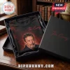 In Memorial Of Tim Curry 1946 - 2026 Tribute Shirt inside a black gift box with a red and black nebula print design.