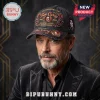 In Memory Of Tim Curry 1946 - 2026 Tribute Baseball Cap featuring gold embroidery, film character portraits, and a metal pin.