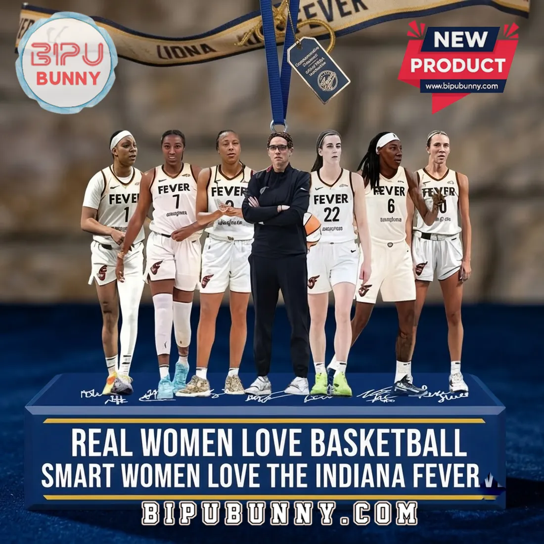 Indiana Fever Basketball Team Acrylic Christmas Ornament Indiana Fever Basketball Team Acrylic Christmas Ornament