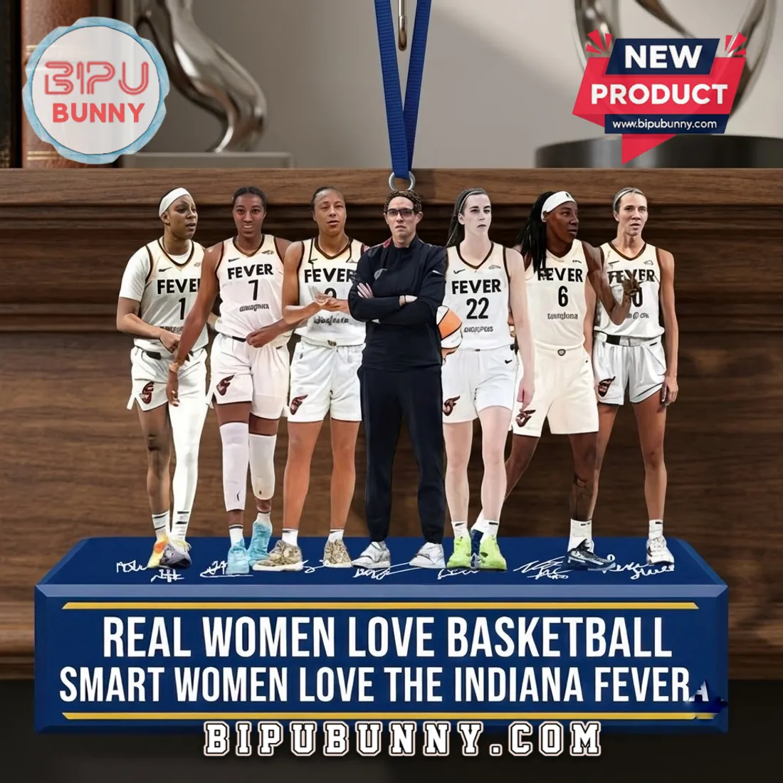 Indiana Fever Basketball Team Acrylic Christmas Ornament Indiana Fever Basketball Team Acrylic Christmas Ornament