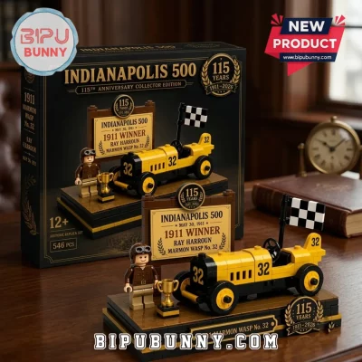 Indianapolis 500 1911 Marmon Wasp No. 32 Collector Brick Set