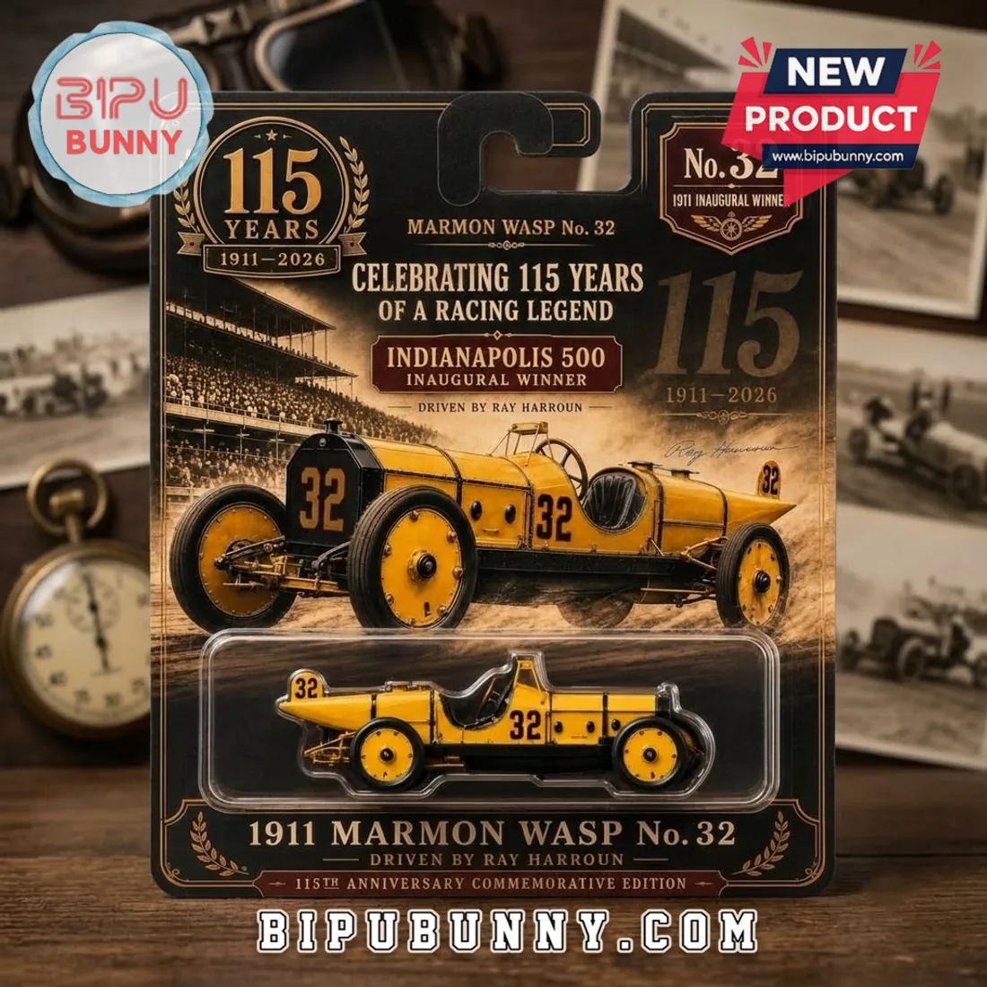 Indianapolis 500 Marmon Wasp No. 32 Diecast Car Toy Indianapolis 500 Marmon Wasp No. 32 Diecast Car Toy