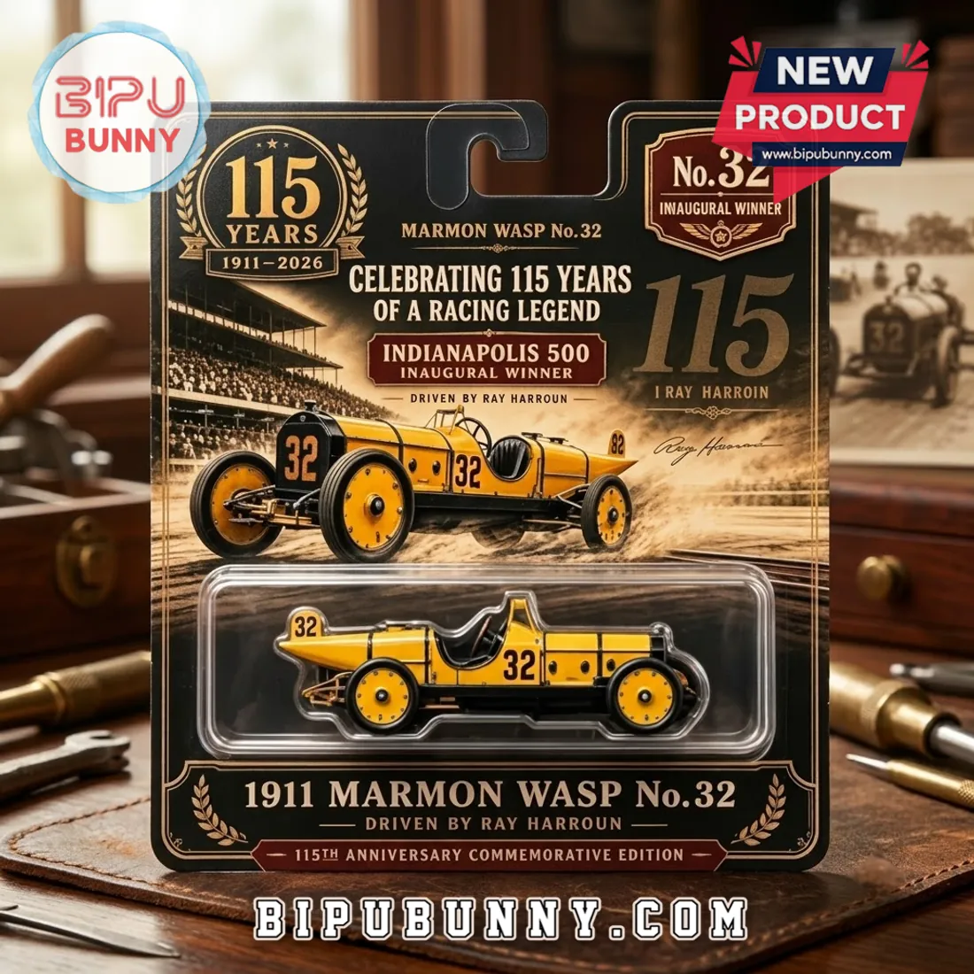Indianapolis 500 Marmon Wasp No. 32 Diecast Car Toy Indianapolis 500 Marmon Wasp No. 32 Diecast Car Toy