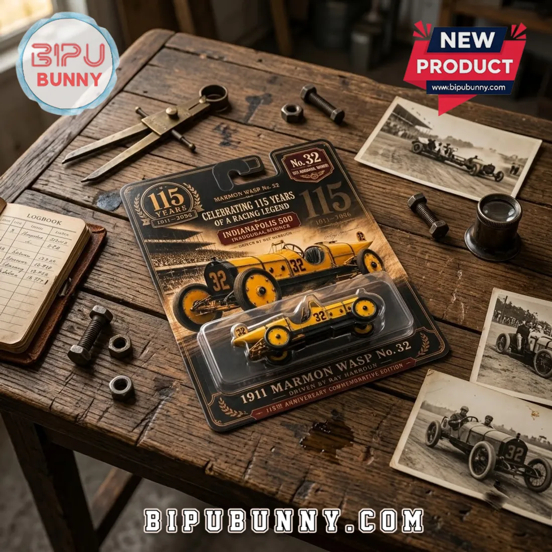 Indianapolis 500 Marmon Wasp No. 32 Diecast Car Toy Indianapolis 500 Marmon Wasp No. 32 Diecast Car Toy