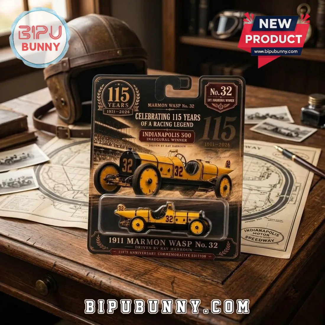 Indianapolis 500 Marmon Wasp No. 32 Diecast Car Toy Indianapolis 500 Marmon Wasp No. 32 Diecast Car Toy