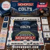 Indianapolis Colts Monopoly Collector Edition board game featuring Lucas Oil Stadium, branded currency, and team tokens.