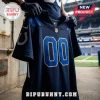 Indianapolis Colts Rivalries 2026 Black Football Jersey featuring blue number 00 and an NFL shield logo.