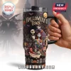 Jack and Sally Nightmare Before Christmas Stanley Tumbler 2026 features character graphics on a black insulated mug.