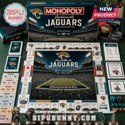 Jacksonville Jaguars Monopoly Collector Edition Board Game