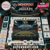 Jacksonville Jaguars NFL Collector Board Game featuring team branded property spaces, currency, and stadium game board.