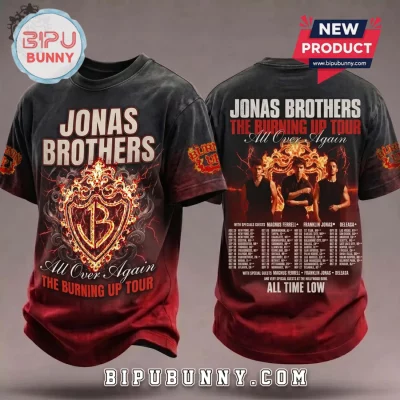 Jonas Brothers The Burning Up Tour Concert Shirt