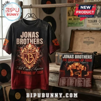Jonas Brothers The Burning Up Tour Concert Shirt