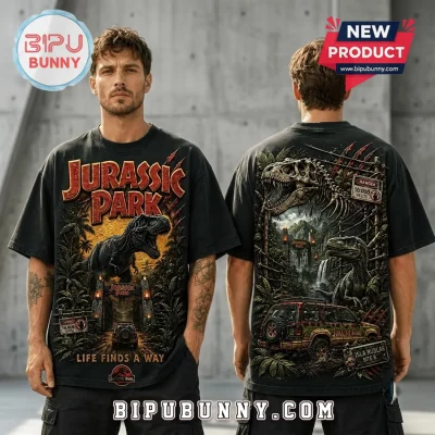 Jurassic Park Life Finds A Way Black Shirt