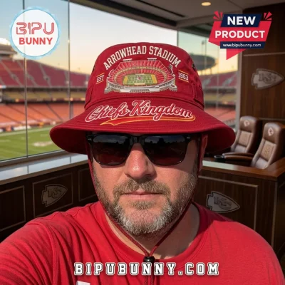 Kansas City Chiefs Arrowhead Stadium Red Boonie Hat