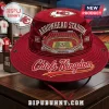 Kansas City Chiefs Arrowhead Stadium red boonie hat with embroidered stadium graphic and Chiefs Kingdom lettering.
