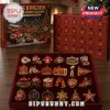 Kansas City Chiefs Christmas Advent Calendar 2026 with twenty-four numbered boxes and decorative team-themed ornaments.