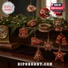 Kansas City Chiefs Christmas Advent Calendar 2026 featuring themed ornaments like helmets, footballs, and a snowflake.