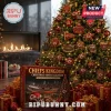 Kansas City Chiefs Christmas Advent Calendar 2026 with 24 team-themed ornaments displayed near a decorated holiday tree.