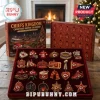 Kansas City Chiefs Christmas Advent Calendar 2026 with twenty-four numbered red compartments and team-themed ornaments.