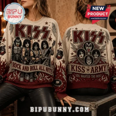 KISS Rock and Roll All Nite Ugly Sweater