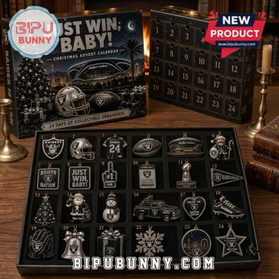 Las Vegas Raiders 24-Piece Ornament Christmas Advent Calendar
