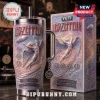 Led Zeppelin Stairway to Heaven 40oz YETI Tumbler featuring Icarus art, metallic finish, and classic rock band branding.