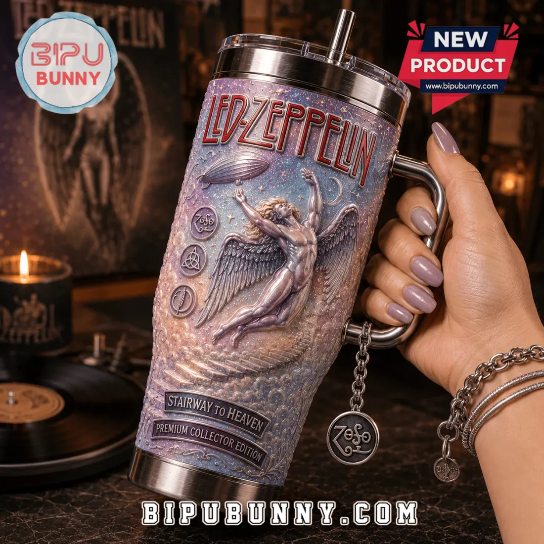 Led Zeppelin Stairway to Heaven 40oz YETI Tumbler Led Zeppelin Stairway to Heaven 40oz YETI Tumbler