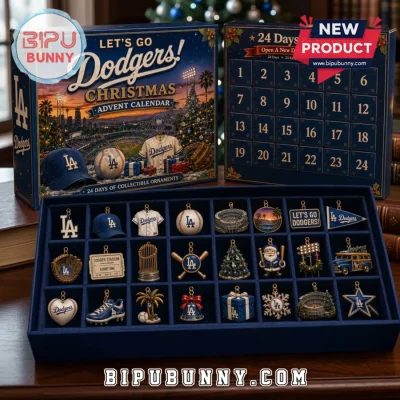 Los Angeles Dodgers 24 Day Holiday Ornament Advent Calendar
