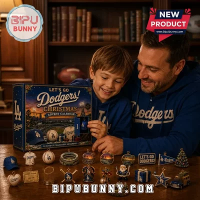Los Angeles Dodgers 24 Day Holiday Ornament Advent Calendar