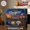 Los Angeles Dodgers 24 Day Holiday Ornament Advent Calendar box featuring a stadium sunset scene and baseball gear.