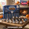 Los Angeles Dodgers Halloween 24-Day Figurine Advent Calendar box and various ghost-themed sports character collectibles.