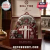 Loungefly Alabama Crimson Tide elephant leather backpack shaped like a football with team logos in a branded gift box.