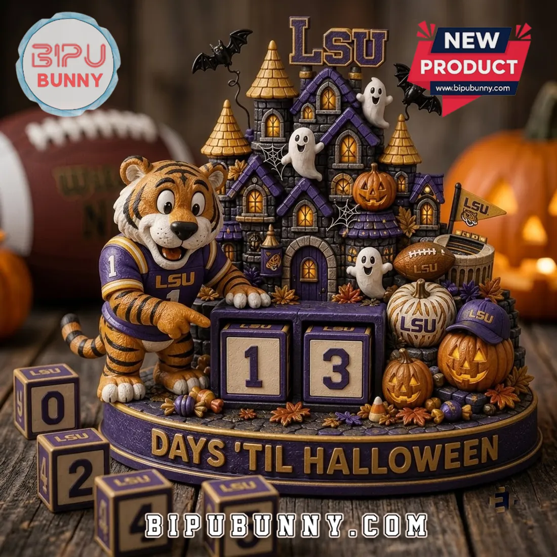 LSU Tigers Halloween Countdown Calendar LSU Tigers Halloween Countdown Calendar