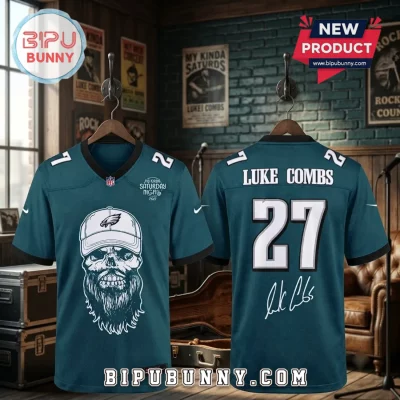 Luke Combs Philadelphia Eagles 2027 Tour Football Jersey