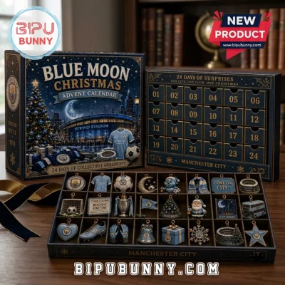 Manchester City Blue Moon 24-Day Christmas Ornament Advent Calendar