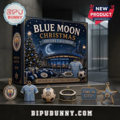 Manchester City Blue Moon 24-Day Christmas Ornament Advent Calendar