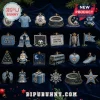Manchester City Blue Moon 24-Day Christmas Ornament Advent Calendar featuring 24 miniature team-themed resin decorations.