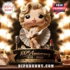 Marilyn Monroe 100th Anniversary Vinyl Figure wearing a white dress on a base with a microphone, lipstick, and film reel.