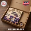 Melbourne Storm Purple Pride Hawaiian Shirt folded in a gift box with a matching team logo leather bracelet.