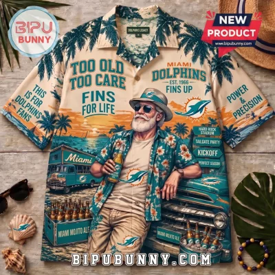 Miami Dolphins Sunset Summer Hawaiian Shirt