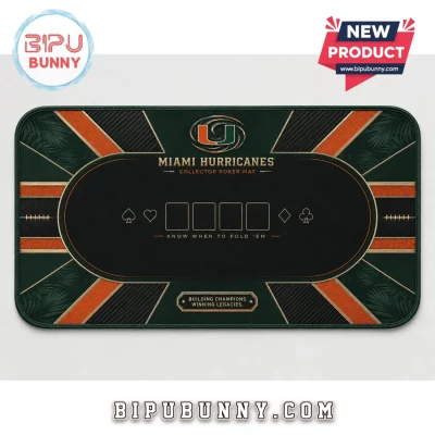 Miami Hurricanes 300-Piece Deluxe Collector Poker Set