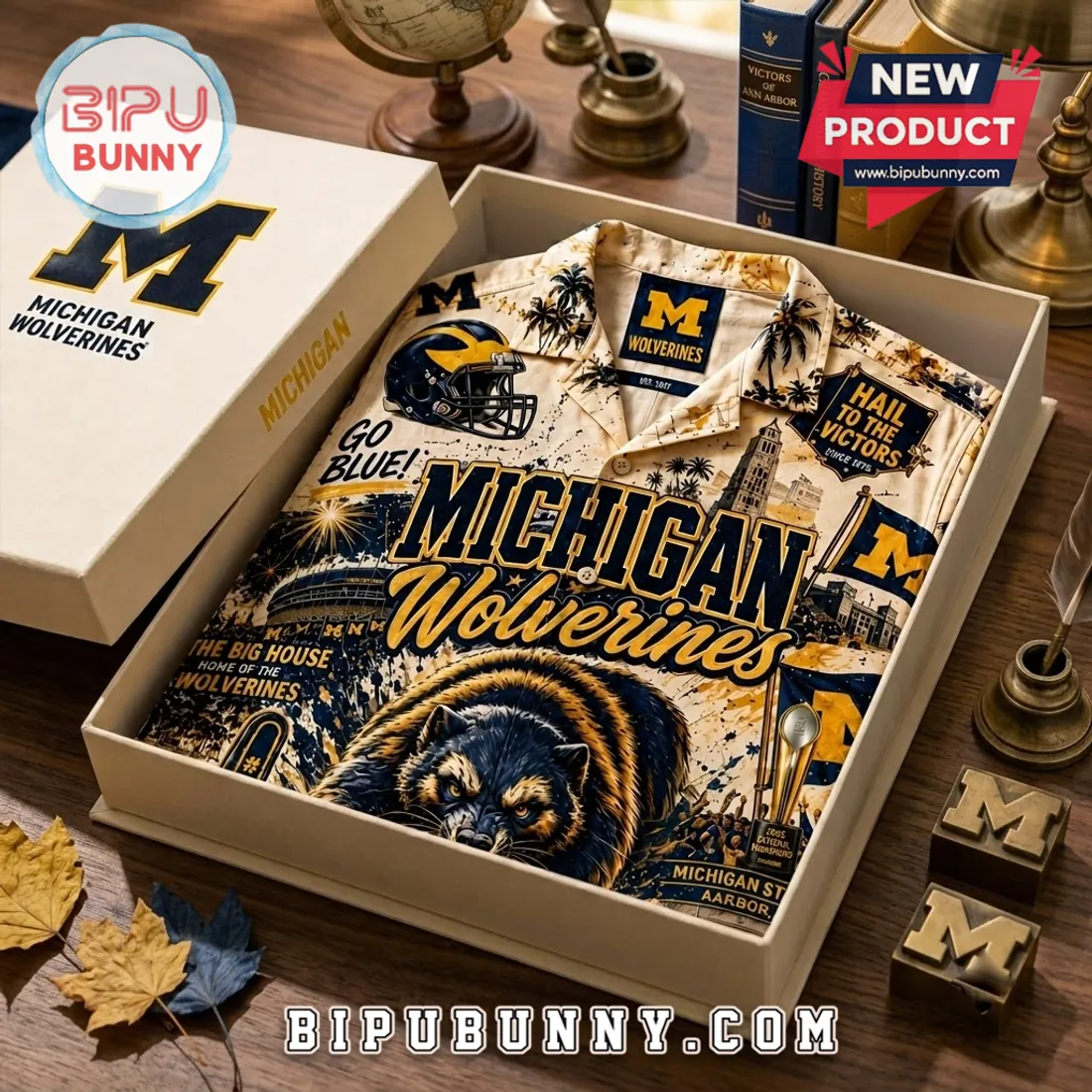 Michigan Wolverines National Champions Hawaiian Shirt Michigan Wolverines National Champions Hawaiian Shirt