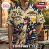 Michigan Wolverines NCAA Mascot Hawaiian Shirt featuring a beach print, university logos, and vintage lettering.