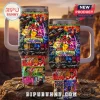 Mighty Morphin Power Rangers Stanley Tumbler 40oz featuring character graphics, cast portraits, and signature patterns.