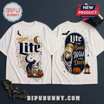 Miller Lite Halloween Skeleton T-Shirt 2026