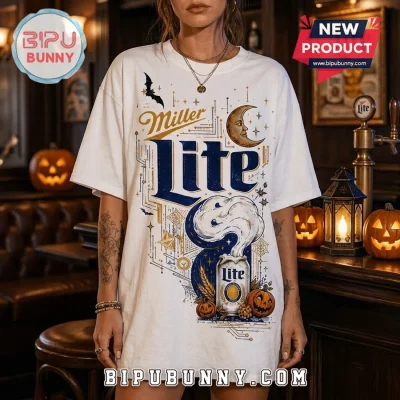 Miller Lite Halloween Skeleton T-Shirt 2026