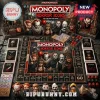 Monopoly Horror Icons Slasher Halloween board game featuring iconic film villains, game board, cards, and character tokens.