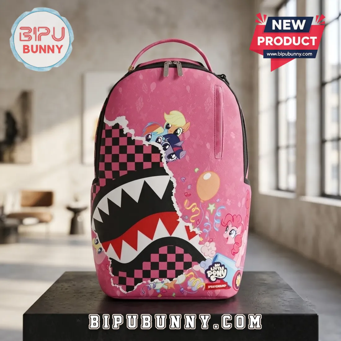 My Little Pony Sprayground Shark Mouth Party Backpack My Little Pony Sprayground Shark Mouth Party Backpack