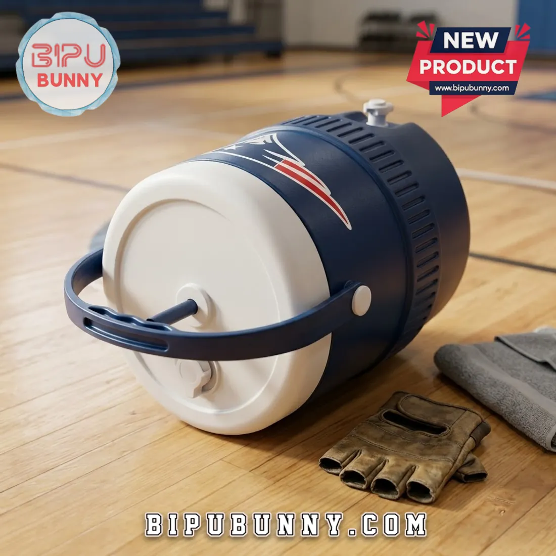 New England Patriots Plastic Souvenir Cooler Cup New England Patriots Plastic Souvenir Cooler Cup